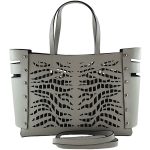 Geanta dama din piele naturala Adele-gri