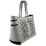 Geanta dama din piele naturala Adele-gri