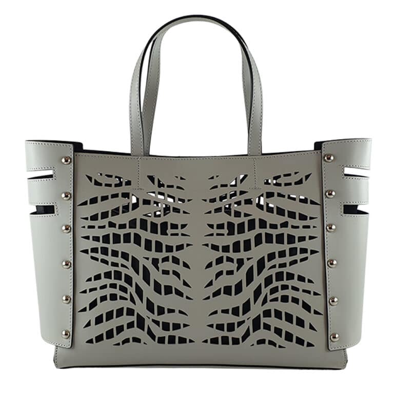 Geanta dama din piele naturala Adele-gri