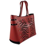 Geanta dama din piele naturala Adele-rosu