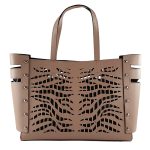 Geanta dama din piele naturala Adele-roz antic