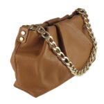 Geanta dama din piele naturala Aria-maro cognac