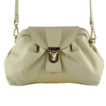 Geanta dama din piele naturala Ariana-crem