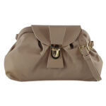 Geanta dama din piele naturala Ariana-roz antic