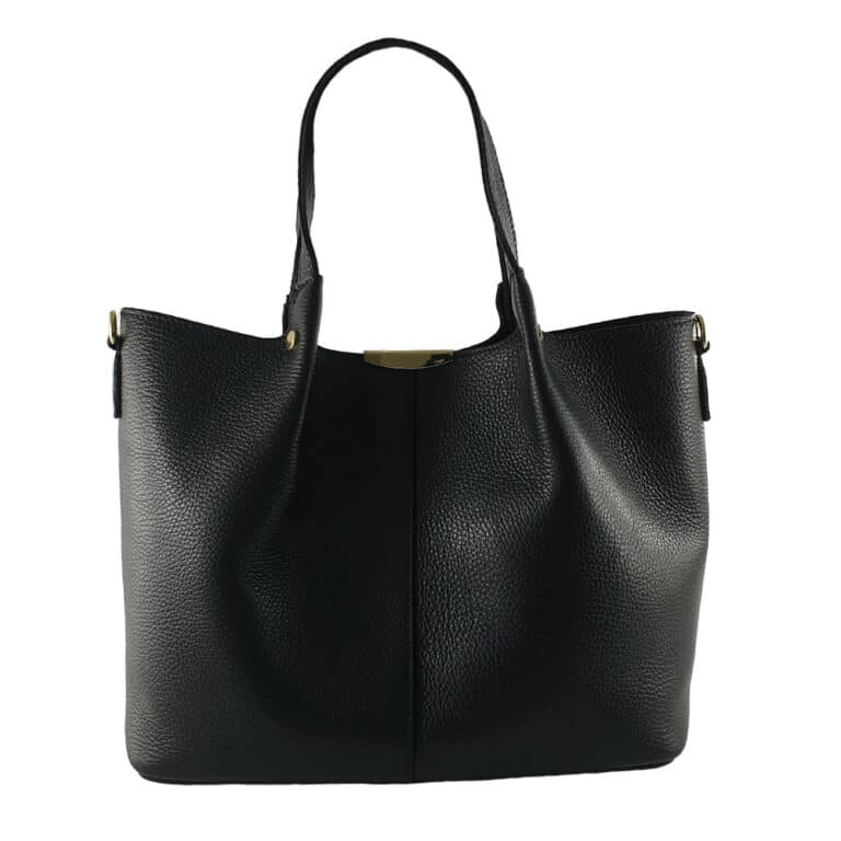 Geantă dama din piele naturala Elisa - negru