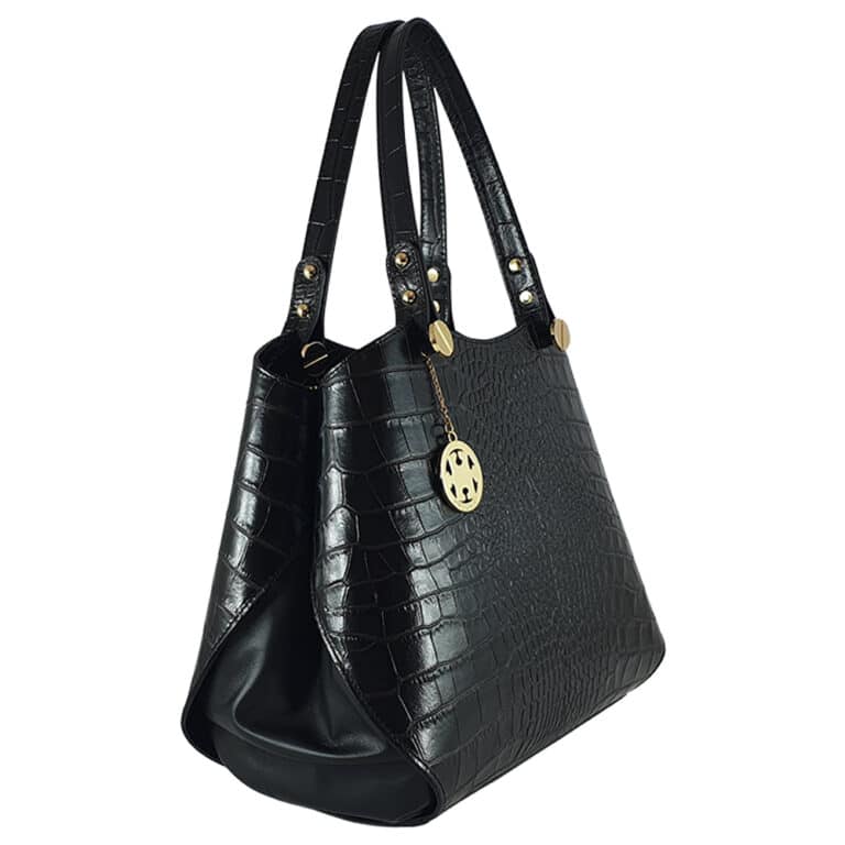 Geanta dama din piele naturala Irene-negru