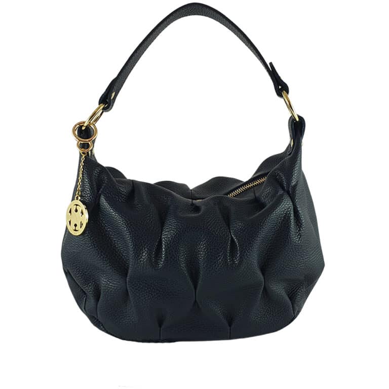 Geanta dama din piele naturala Julia-bleumarin