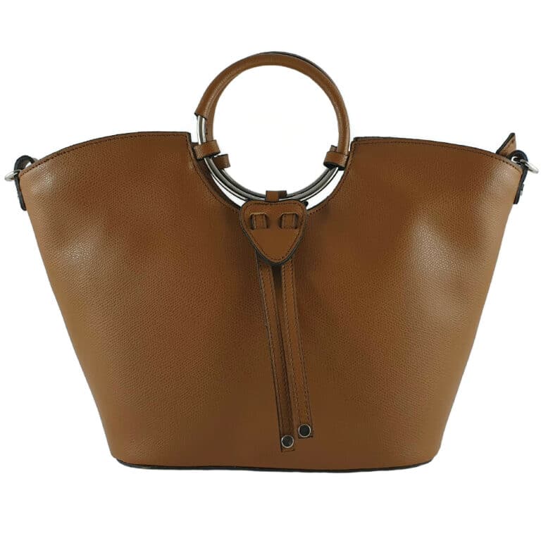 Geanta dama din piele naturala Laura - maro