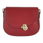 Geantă dama din piele naturala Marlene-rosu