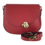 Geantă dama din piele naturala Marlene-rosu