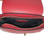 Geantă dama din piele naturala Marlene-rosu