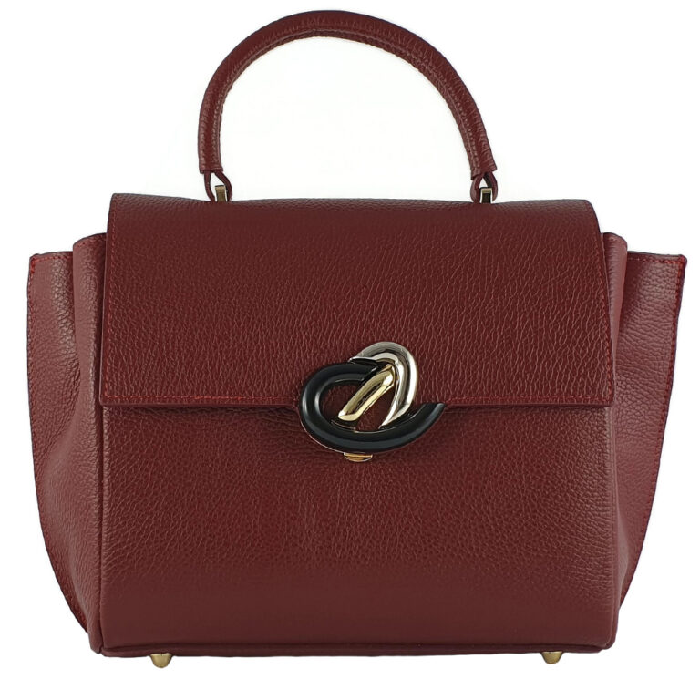 Geanta dama din piele naturala Meri - bordo