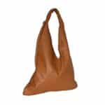 Geanta shopper din piele naturala Dasha-maro coniac