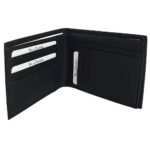 Portofel bărbați din piele naturala-negru Z0009