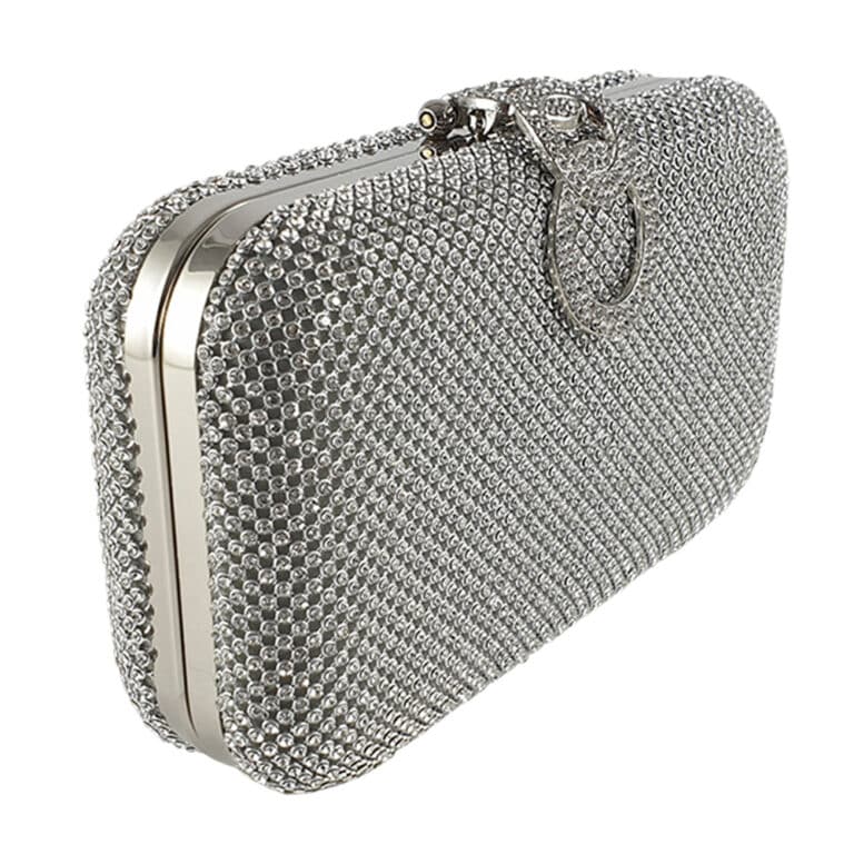 Poseta dama eleganta-argintiu 8102