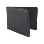 Portofel bărbați piele naturala slim-negru