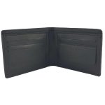 Portofel bărbați piele naturala slim - negru