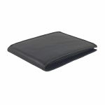 Portofel bărbați piele naturala slim - negru