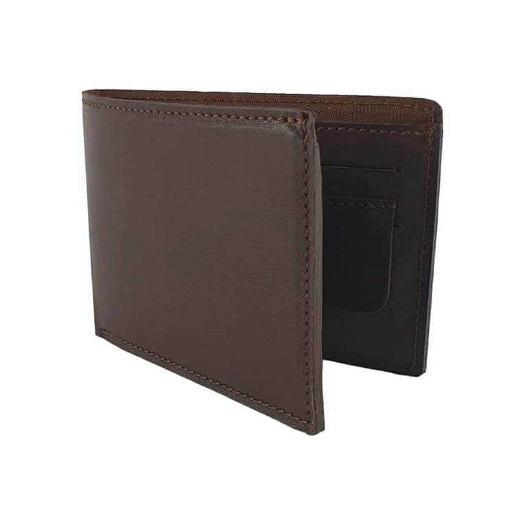 Portofel bărbați piele naturala slim - maro